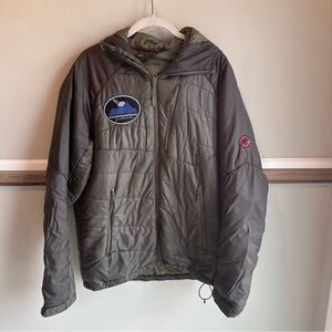 MAMMUT Rime Pro Puffer Coat Hooded Insulated Army Green​